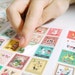 80 kinds Korea DIY Picture Stickers Paper Stamps Small Stickers - Francoise