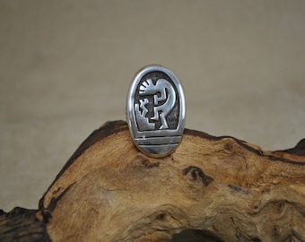 Sterling Silver Kokopelli Ring - Size 7 1/4
