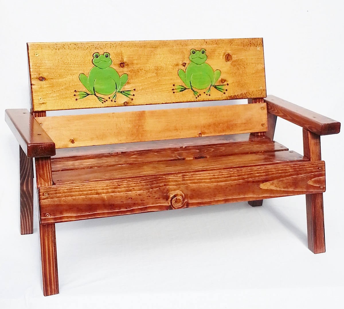 Kids Outdoor Wood Bench Childrens Garden Bench Toddler Wood