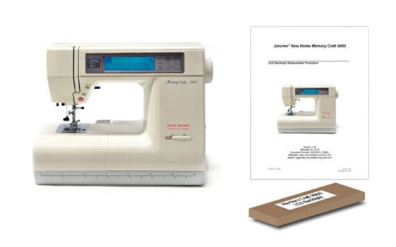 how use craft memory 8000 to Replacement Janome Home Craft New LCD Memory Backlight 8000