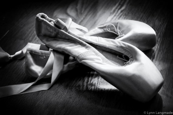 black and white ballerina shoes