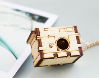 Leica M3 Camera Locket Necklace - Opens and Closes, realistic replica