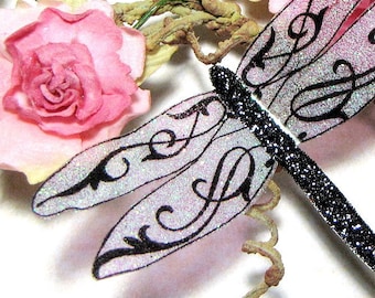Glass Dragonfly Embellishments GD1