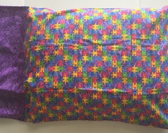 Jigsaw Puzzle Pillow Case