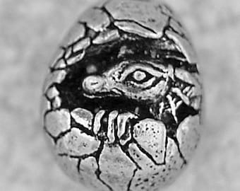Green Girl Studios Dragon Baby Pewter Bead
