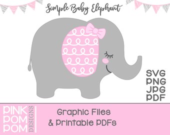 Free Free 187 Baby Elephant Pink Svg SVG PNG EPS DXF File