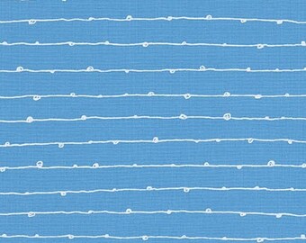 Fabric - Robert Kaufman - Blueberry park cotton print - stratosphere -woven cotton