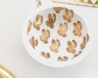 Cactus Ring Dish Cactus/Cactus Decor/Succulents/Plant Lady/Cactus Bowl/BFF/Bridesmaid Jewelry Dish