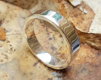 Sterling Silver Rectangular Ring