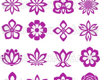 Flowers SVG,DXF,PNG,eps,49 files,flower svg, flowers desings svg,petals svg,ornament svg,Daisy flower svg,rose flower svg