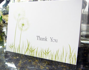 SET OF 10 Thank You Cards with Envelopes