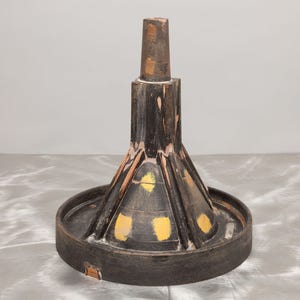 Vintage Industrial Foundry Mold - Interesting Large Cone Shape Wood Structure - Great Piece for a Steampunk Lamp