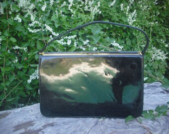 Vintage 1960s Patent Handbag I. Magnin Co.