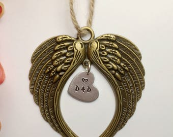 Angel Wings Ornament.Christmas Ornament.