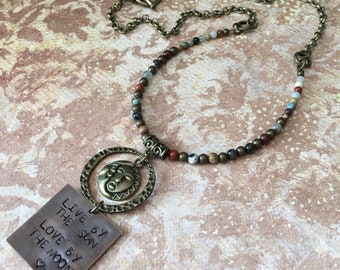 Item 517 Live By The Sun Love By The Moon Necklace
