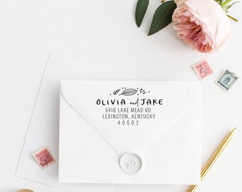 Return Address Stamp, Address Stamp, Custom Address Stamp, Housewarming Gift, Personalized Return Address Stamp, Rubber Stamp 101