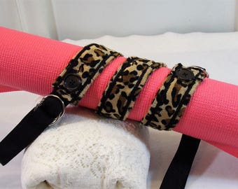 Yoga Mat Strap Yoga Mat Sling Animal Print YS-31 (3)