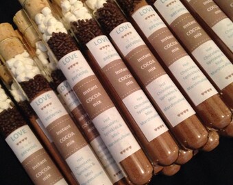 Tube SAMPLE, Test Tube Wedding Favor Sample