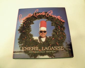 Emeril's Creole Christmas Cookbook Emeril Lagasse 1997 HCDJ Hardcover 1st Edition