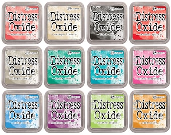 12 Tim Holtz Distress Oxide Inks, Set#2