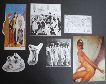 20 Images of the Twenties Paper Pack of Ephemera for Junk Journals, Scrapbooks, Collage, Altered Art, Paper Crafts