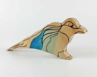 PLYWOOD PAINTED SCULPTURE - "Brave One"