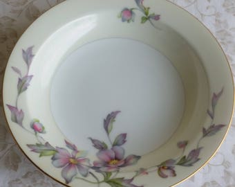 Silver Poppy Soup Bowl Sango Japan