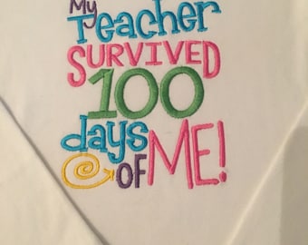 100 Days of School survival shirt!!