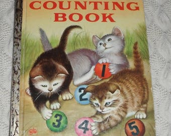 Vintage A Little Golden Book My First Counting Book by Lilian Moore pictures by Garth Williams