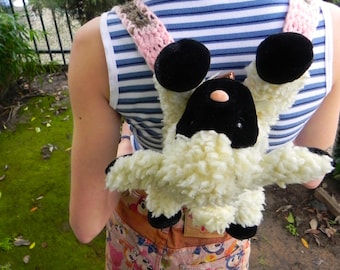 Handmade Plushy Mini Backpack