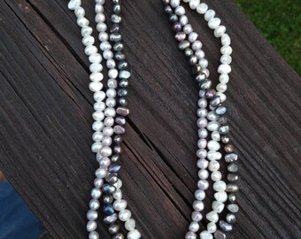 natural fresh water pearl necklace