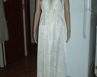 Christian Dior Nightgown Long Exquisite Satin Vintage Lingerie