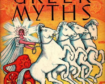 D'Aulaires' Book of Greek Myths + Ingri and Edgar Parin D'Aulaire + 1962 + Vintage Kids Book
