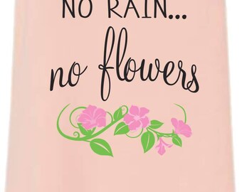 No Rain, No Flowers Flowy Side Slit Tank
