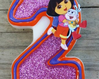 Dora Birthday Candle