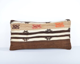 Kilim pillow cover, Kilim Pillow, Turkish Pillow, Kilim Cushions, Kilim, Moroccan Pillow, Bohemian Pillow, Turkish Kilim, KP95 (tp1601)