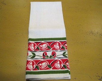 Vintage Linen Kitchen Towel