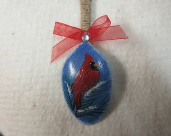 Hand Painted Spoon Christmas Ornament