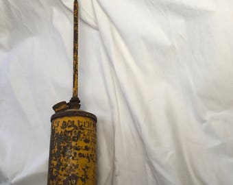 Vintage Goldenrod Oil Can