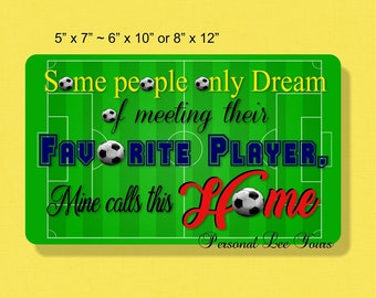 Soccer sign | Etsy