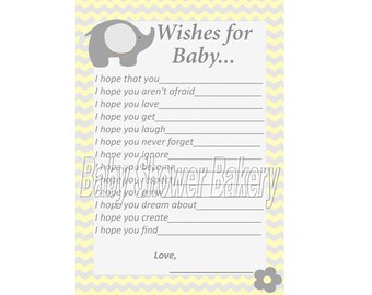 wishes for baby free printable