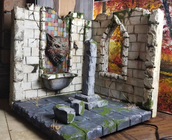 how to make a diorama for action figures