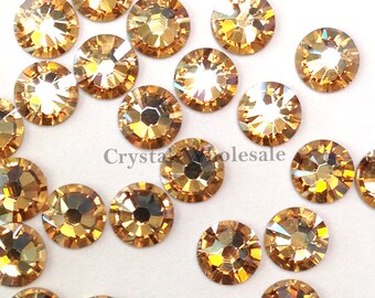 Crystal Golden Shadow (001 GSHA) Swarovski 2058 20ss Crystal Flatbacks No-Hotfix Rhinestones 4.7mm ss20 ** FREE Shipping