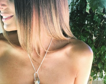 Peruvian Amazonite Gemstone Necklace | Amazonite Pendant | Gemstone Pendant | Boho Pendant
