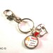 RN Key Chain, Nurse Keyring, Nurse Key ring, Beaded Purse Charm, Lanyard Key Ring, Key Chain, Womens Key Ring, Nurse Key Chain