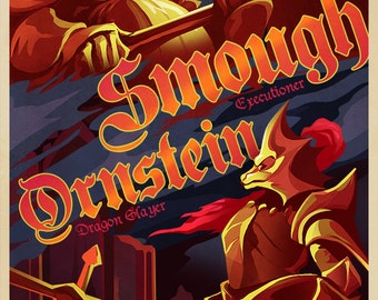 DRAGON SLAYER Video Game Poster