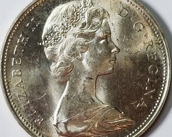 Canadian 1966 BU Silver Dollar