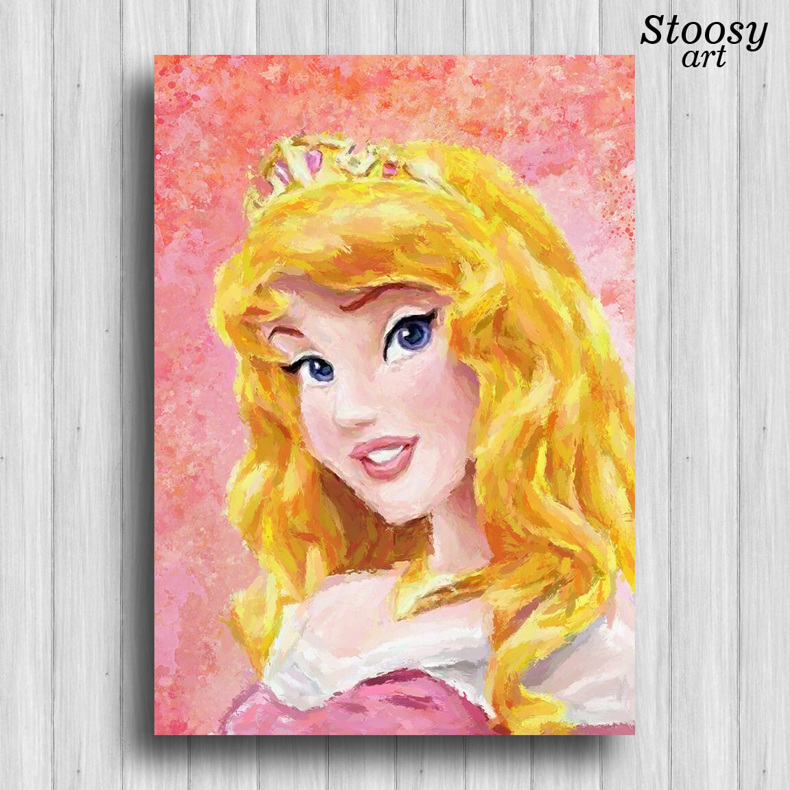 Princess Aurora print disney princess poster aurora decor