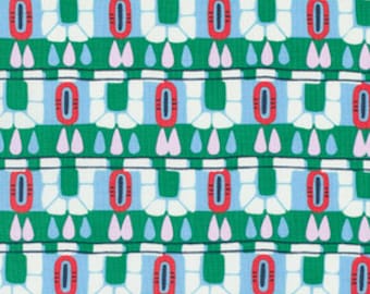 Amy Butler Cameo Hopscotch in Pine - One Yard