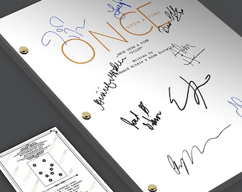Once Upon A Time - Episode TV Script Screenplay Signed Autograph Reprint - OUAT Ginnifer Goodwin, Jennifer Morrison, Lana Parrilla